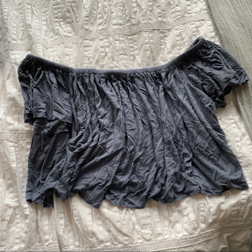 Off the shoulder crop top